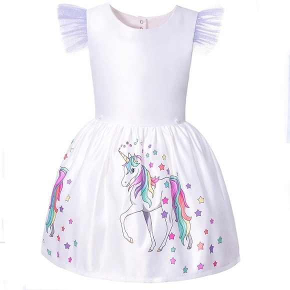 Luxury unicorn birthday dress - Picture 6 of 12